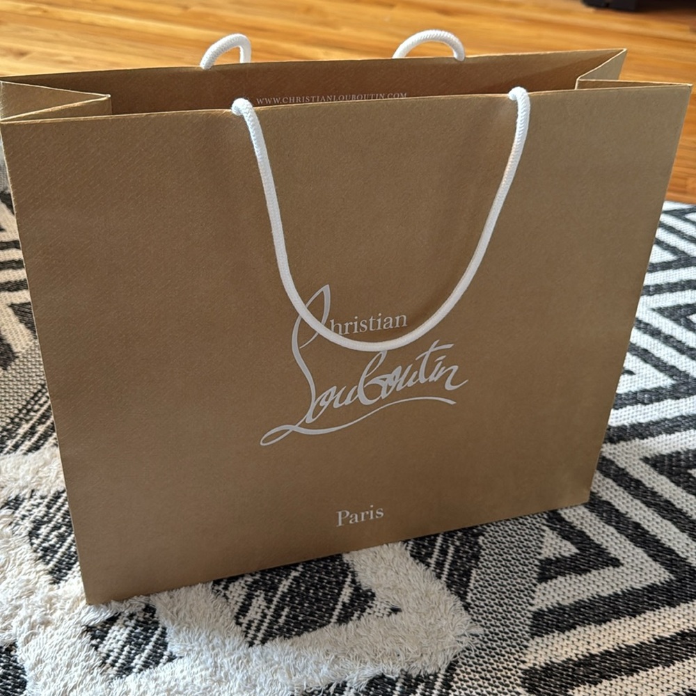 Christian Louboutin Medium/Large Shopping Bag NEW size 13 x 15.5 x5.5